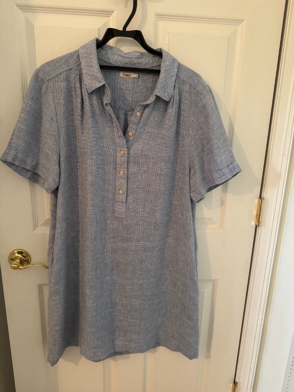 Faherty Linen shirt dress